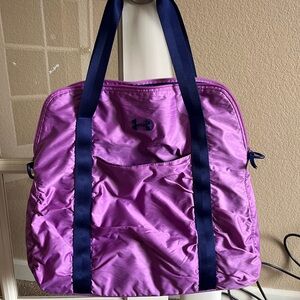 Under Armour Violet and Navy Tote Bag